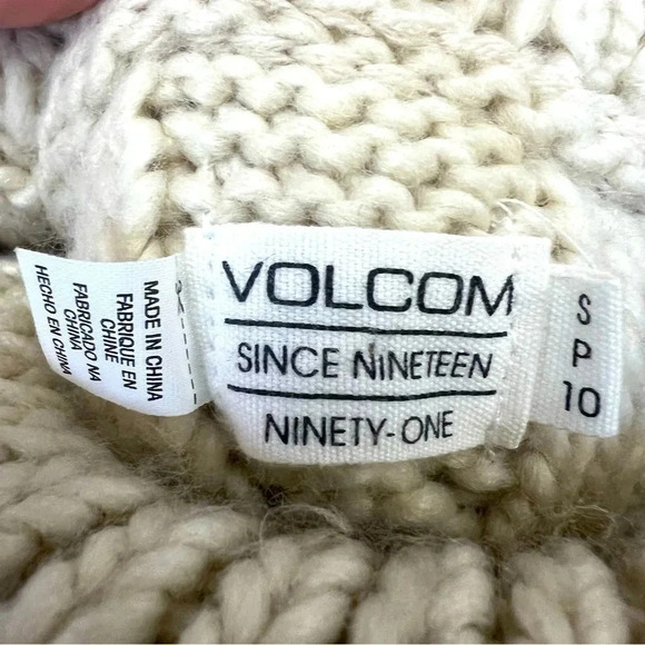 Volcom cowl neck sweater size S - Picture 4 of 5